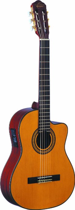 Oscar Schmidt OC11CE Classical Cutaway Acoustic-Electric Guitar - Natural