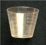 Medicine Cups Disposable 1oz Graduated - 1 PK100
