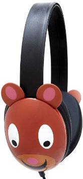 Califone 2810-BE Listening First TM Stereo Headphone for Kids Bear Design PC and Apple Compatible