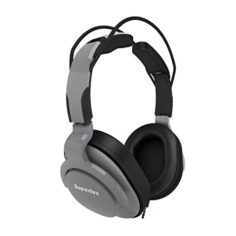 Superlux HD661 Closed Back Circumaural Headphones - Grey
