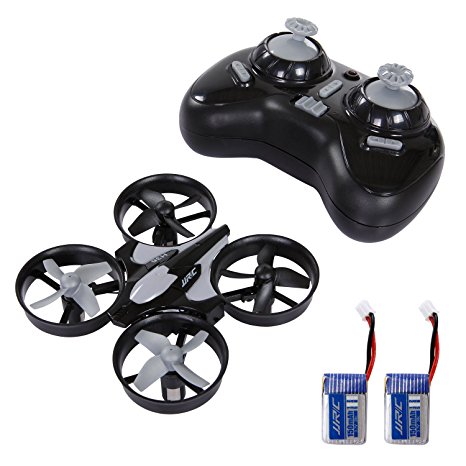SGILE Mini RC UFO Quadcopter Nano Drone with 2 Free Batteries, 360° Flip One Key Return/Rotation Recover Balance Headless Mode, 2.4GHz 4CH 6 Axis for Kids (Grey)