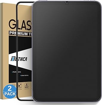 Mothca [2 Pack Matte Glass Screen Protector for iPad mini 6 2021 6th Generation 8.3 Inch with Alignment Sticker, Anti-Glare & Anti-Fingerprint HD Tempered Glass, Smooth as Silk, Easy to install