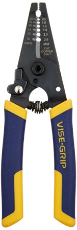 IRWIN VISE-GRIP Wire Stripper/Cutter, 6", 2078316