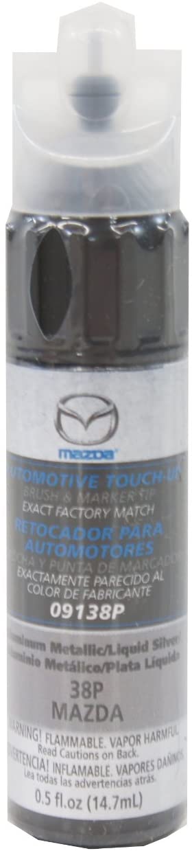 Genuine Mazda Fluid 0000-92-38P Touch-Up Paint ,Liquid Silver , 13 ml