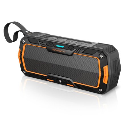 Leadzm Bluetooth Speaker, Special Forces-SF470, Bluetooth 4.1 Waterproof Sport Portable Wireless Speaker & Mount for Outdoor Sports Travel Bicycle Cycling Activities Speaker