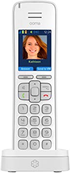 Ooma HD3 Handset – White. Works with Ooma Telo.