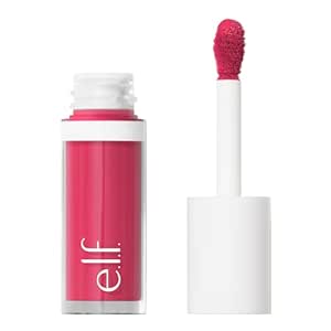 e.l.f. Camo Liquid Blush, Long-lasting Liquid Blush For High-pigment Color, Creates A Soft, Dewy Finish, Vegan & Cruelty-free, Comin' In Hot Pink