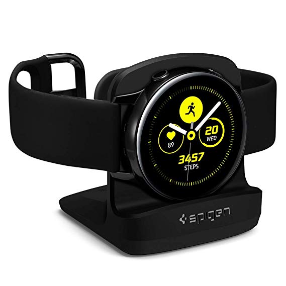 Spigen S351 Designed for Galaxy Watch Active/Galaxy Watch Active 2 Stand (2019) - Black