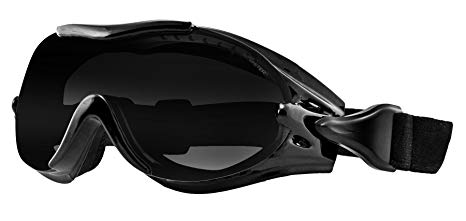 Bobster Phoenix Fit On Sunglasses,Black Frame/3 Lenses (Smoked, Amber and Clear),one size