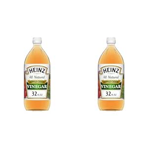 Heinz All Natural Apple Cider Vinegar with 5% Acidity (32 fl oz Bottle) - Packaging may vary (Pack of 2)