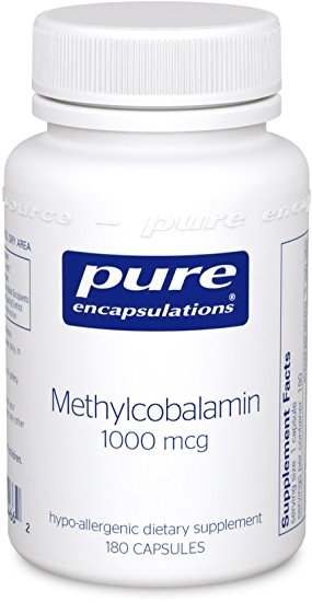 Pure Encapsulations - Methylcobalamin - Advanced Vitamin B12 for a Healthy Nervous System* - 180 Capsules