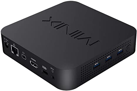 MINIX NEO J50C-4 Plus, 4G DDR4 240GB SSD Intel Pentium Silver Mini PC with Windows 10 Pro (64-bit) [Dual-Band Wi-Fi/Gigabit Ethernet/4K @ 60Hz/Triple Display/USB-C/Auto Power On/Vesa Mount]