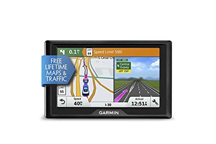 Garmin Drive 50 USA   CAN LMT GPS Navigator System with Lifetime Maps and Traffic, Driver Alerts, Direct Access, and Foursquare data (Certified Refurbished)