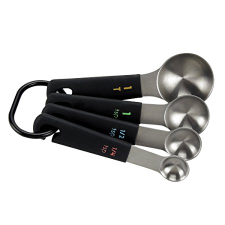 Oxo Good Grips Measuring Spoons, Stainless Steel, 4-Pc