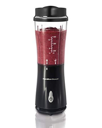 Hamilton Beach 51101B Personal Blender with Travel Lid, Black