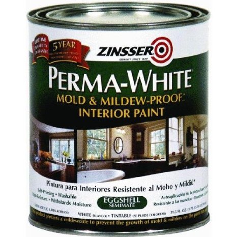 Rust-Oleum 2774 Zinsser Interior EggShell, Perma White