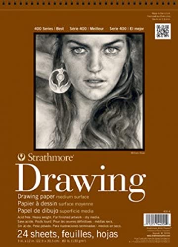 Strathmore (400-4 400 Series Drawing Pad, 9"x12", 24 Sheets
