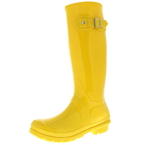 Polar Products Womens Snow Tall Waterproof Rain Muck Dog Walking Buckle Wellington Boot