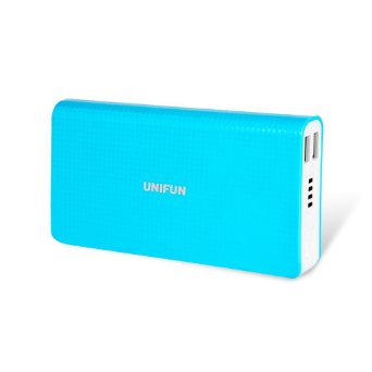 Unifun 20000mAh Power Bank Backup External Battery Dual USB 2A Fast Charging Portable Charger for iPhone 6S 6 Plus, iPad and Samsung Galaxy S6 Edge