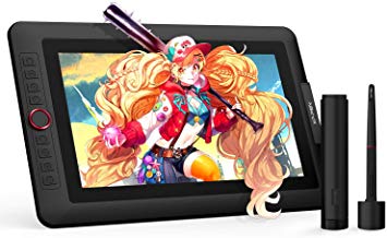 XP-PEN Artist13.3 Pro 13.3 Inch IPS Drawing Monitor Pen Display Full-Laminated Graphics Drawing Monitor with Tilt Function and 8 Shortcut Keys (8192 Levels Pen Pressure, 123% sRGB)