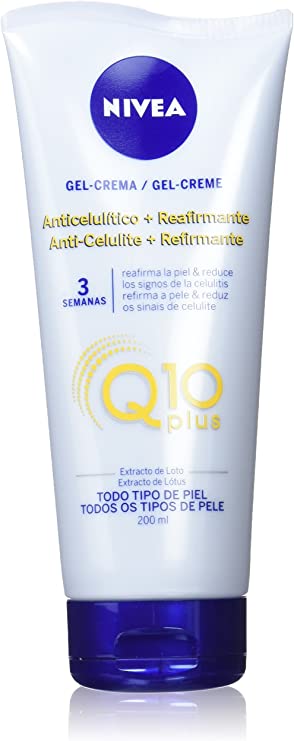 NIVEA Q10 Plus Anti-Cellulite and Firming Gel to Reduce Signs of Cellulite, Body Care, 1 x 200 ml