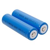2Pcs 18650 37V-42V 5000MAH Li-ion Rechargeable Efficient Battery Deep Blue