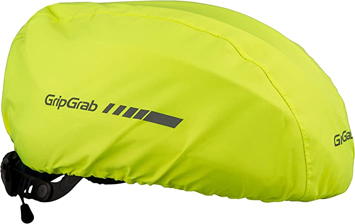 GripGrab Bicycle Helmet Cover Waterproof High Visibility Reflective Cycling Helmet Cover Rainproof Windproof Bike Rain Cover