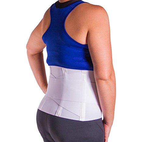 BraceAbility Bariatric Low Back Support Belt for Obesity Pain - Fits Bigger Men & Women with Wide Hips - 4XL