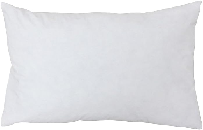 Riva Paoletti 100% Finest White Duck Feather Cushion Inner Pad, 35 x 50cm, Cotton, Ivory