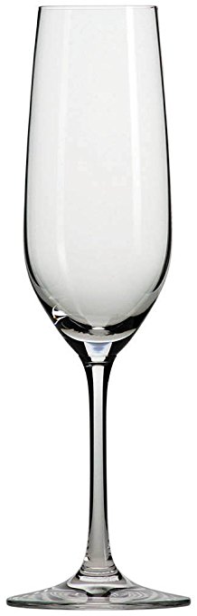 Schott Zwiesel Tritan Crystal Glass Forte Stemware Collection Champagne Flute with Effervescence Points, 7.7-Ounce, Set of 6