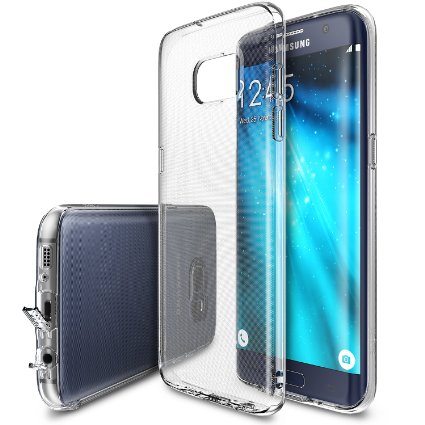 Galaxy S7 Edge Case Ringke FUSION AIR Weightless as Air Extreme Lightweight Ultra-Thin Transparent Soft Flexible TPU Scratch Resistant Protective Case for Samsung Galaxy S7 Edge - Crystal View