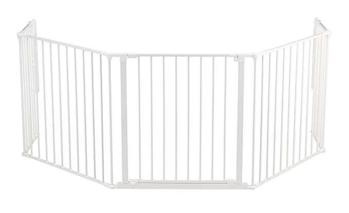 BabyDan Hearth Gate/ Configure (Extra Large 90-278cm, White)