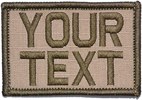 Customizable Text Patch - 2x3 Morale Patch - Coyote Brown