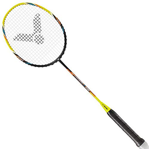 VICTOR Jetspeed S JS-03H Speed Series G5 Unstrung Badminton Racket (Yellow/Black) (3U)