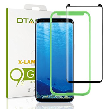 [Tray Installation]Samsung S8 Screen Protector, Otao [Case-friendly] Tempered Glass Screen Protector with Positioner For Galaxy S8 (S8)