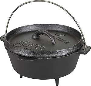 Stansport Pre-Seasoned Cast Iron Dutch Oven