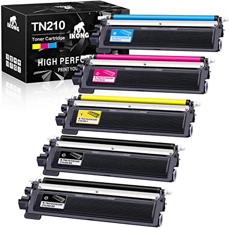 IKONG TN-210 Compatible Replacement for Brother TN210 Toner Cartridge Set use with Brother HL-3075CW HL-3070CW HL-3040CN HL-3045CN MFC-9325CW MFC-9320CW MFC-9120CN MFC-9125CN MFC-9010CN Printer