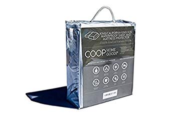 Coop Home Goods – 6 Cups Absorbency-Waterproof with 4-Layer Protection for Children or Adults with Incontinence – Mattress Protector – Single – King – White