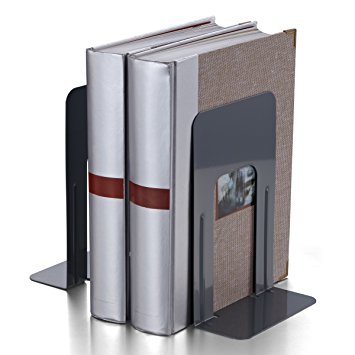 Officemate Bookends, 9 Inch, Standard Gray, PR (93072)