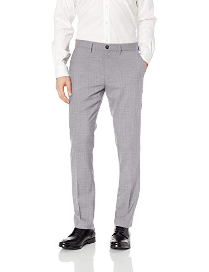 Amazon Brand - BUTTONED DOWN Men's Slim Fit Stretch Wool Dress Pant