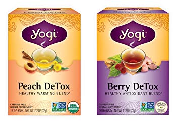 Yogi Tea DeTox Two Pack - Peach and Berry …