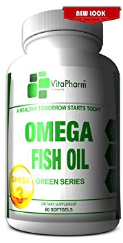 Super Omega 3 Fish Oil | Triple Strength Complex. Up to 5000mg Daily, Burpless, Non-GMO. 60 Counts