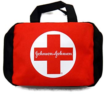 Red & Black First Aid Bag - Build Your Own Personal First Aid Kit, Pack of 3 Bags