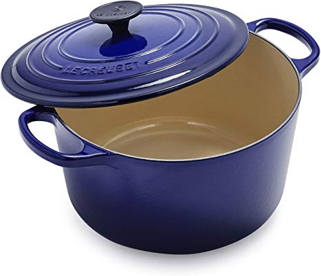 Le Creuset Signature Deep Round Dutch Oven, Indigo, 5.25 qt.