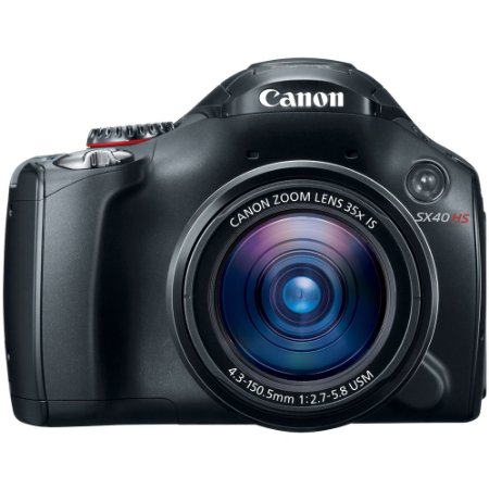 Canon SX40 HS 12.1MP Digital Camera with 35x Wide Angle Optical Image Stabilized Zoom and 2.7-Inch Vari-Angle Wide LCD