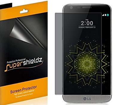 [2 Pack] SUPERSHIELDZ- Privacy Anti-Spy Screen Protector Shield For LG G5 -Lifetime Replacements Warranty - Retail Packaging