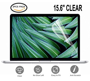 [2PCS PACK]15.6 Inch Laptop Screen Protector, CaseBuy HD Clear Anti Scratch LCD Screen Protector Film for 15 inch Notebook Film Display 16:9, 2-Piceces/Pack