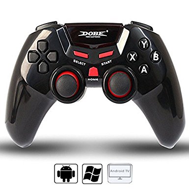 HappyCell Bluetooth Gamepad Cell Phone Game controller Remote Selfie Shutter/joypad Handle For Android ios Smart Mobile Phone/Tablet PC with Telescopic Holder TI-465