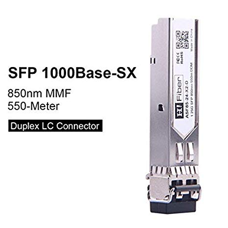 SFP Transceiver Multimode Gigabit Mini-GBIC Module 1000Base-SX Compatible Cisco GLC-SX-MMD(MMF, 850nm, 550m, Dual LC,DOM)