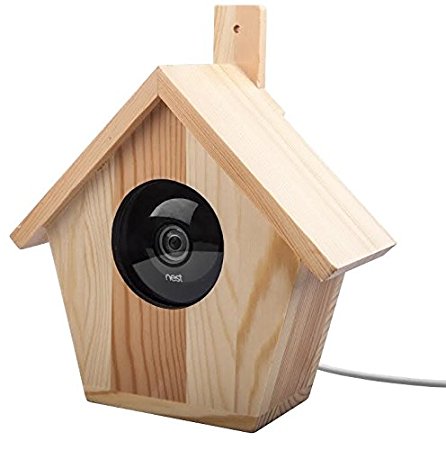 Hidden Birdhouse Nest Cam Case - Weatherproof Outdoor Enclosure For Dropcam Pro, 100% Night Vision Guaranteed